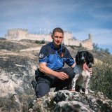 Riko a pu rejoindre la police régionale des villes du centre avec son maître-chien Patrick Chammartin